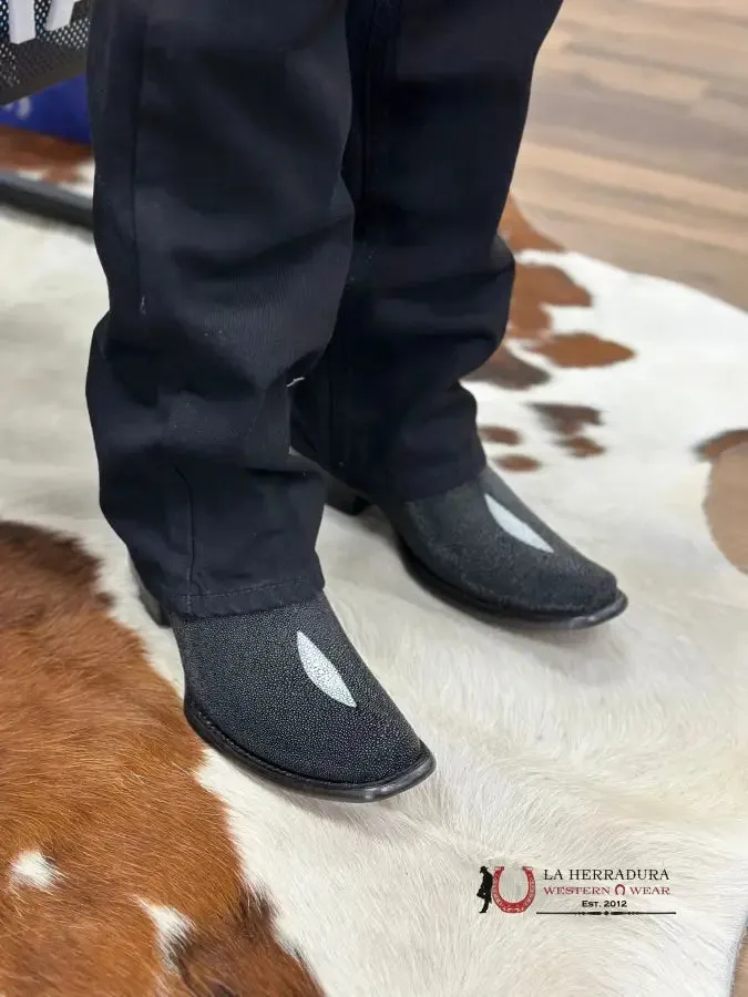 Wild West Dubai Short Boot Stingray Single Stone