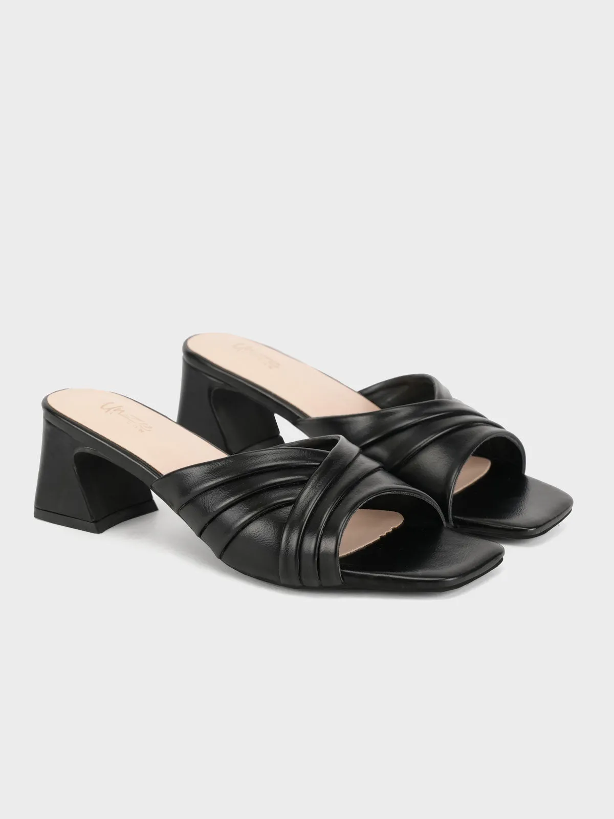 Womens "JAXINA" Block Heeled Sandals