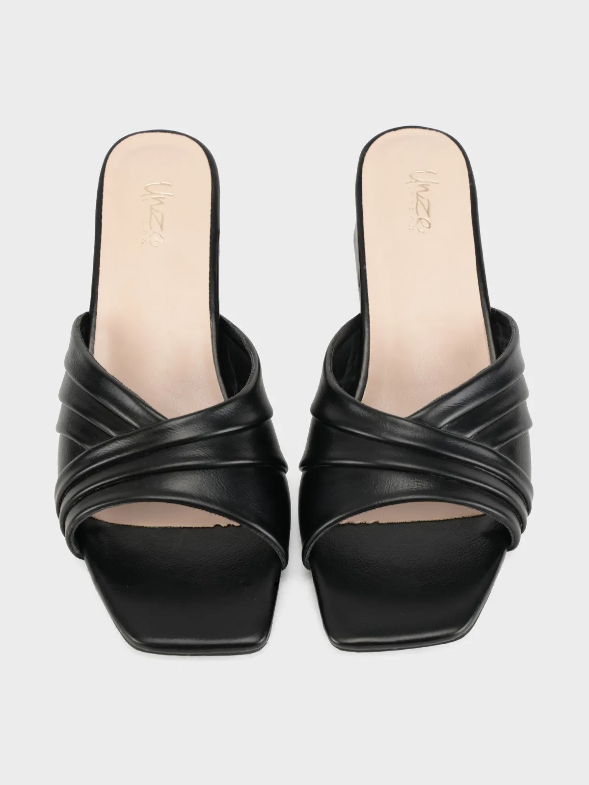 Womens "JAXINA" Block Heeled Sandals