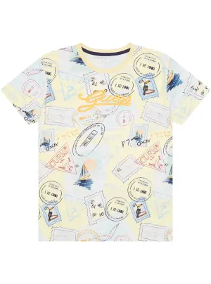 Yellow Post Stamp T-Shirt (7-16)